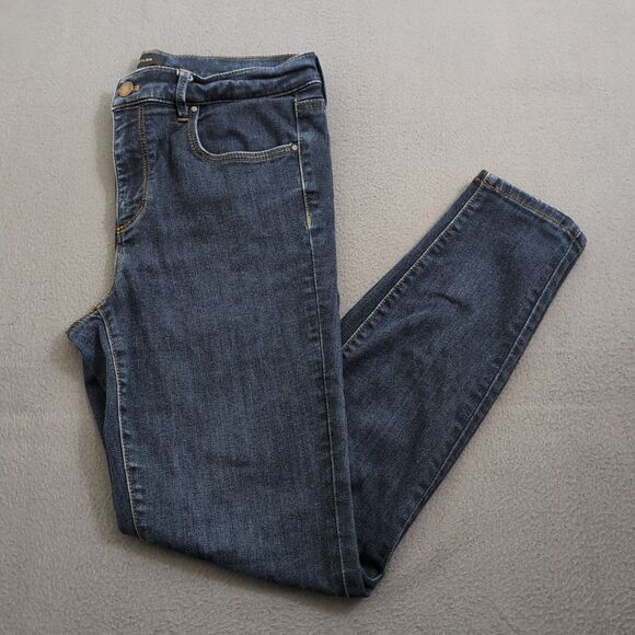Ann Taylor Women 8 Mid Rise Modern Fit Skinny Ankle Jeans - Picture 1 of 11